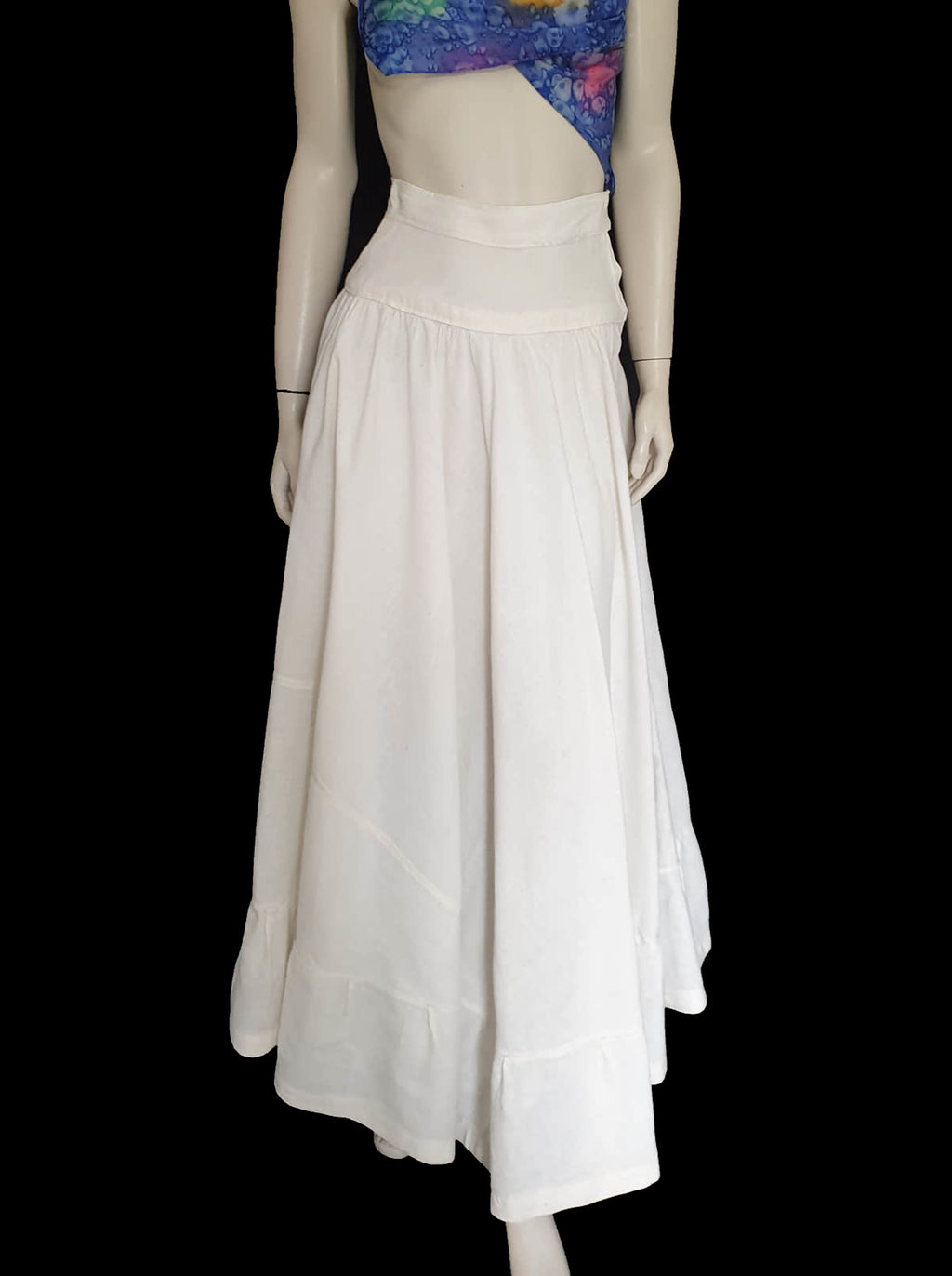 vintage 1940s petticoat skirt made from 1930s Brunton's flour sack XXS