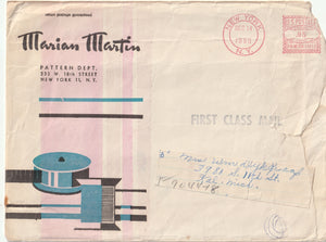 1950s vintage pattern pencil dress marian martin 9044 medium
