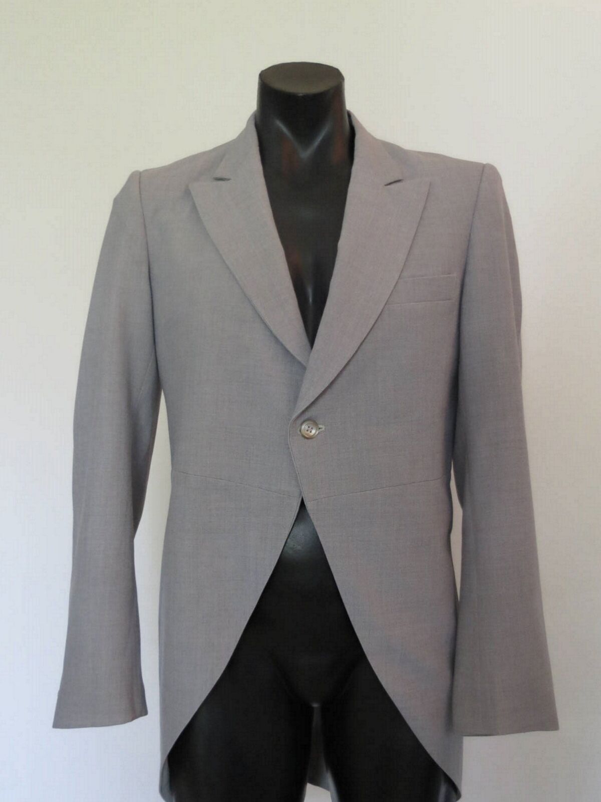 Size 2 - Grey Morning Coat, Tailcoat by Adelaide Tailoring - 1970s