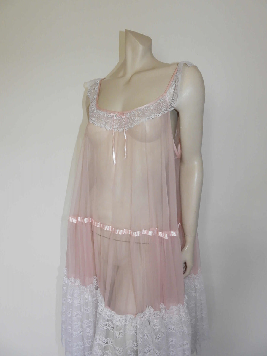 Sheer nightgown clearance