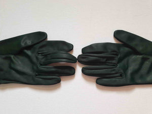 Long Black Gloves by Dents - Size 7 1/2