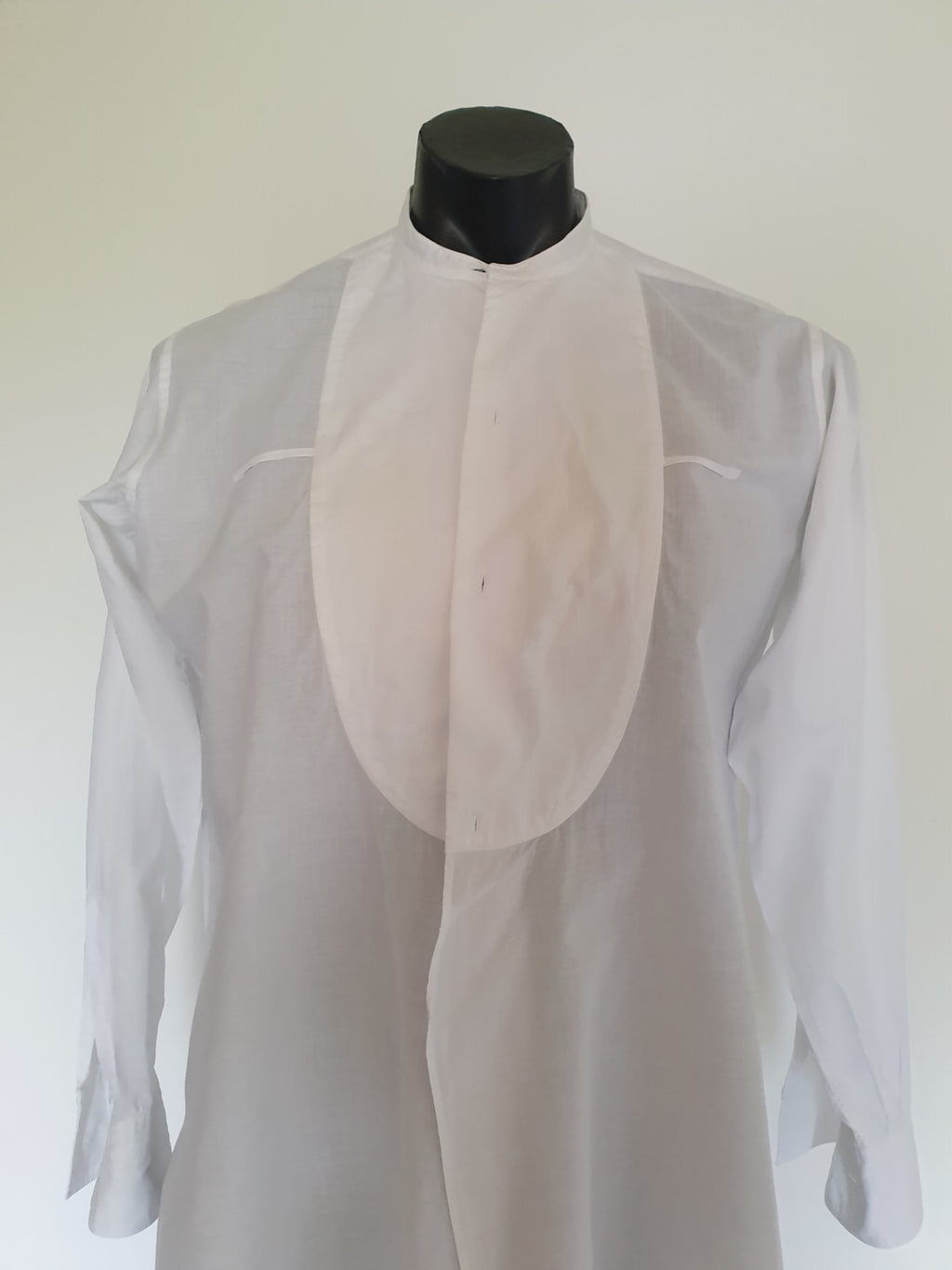 1950s vintage band neck dress shirt formal shirt by welmar neck 15