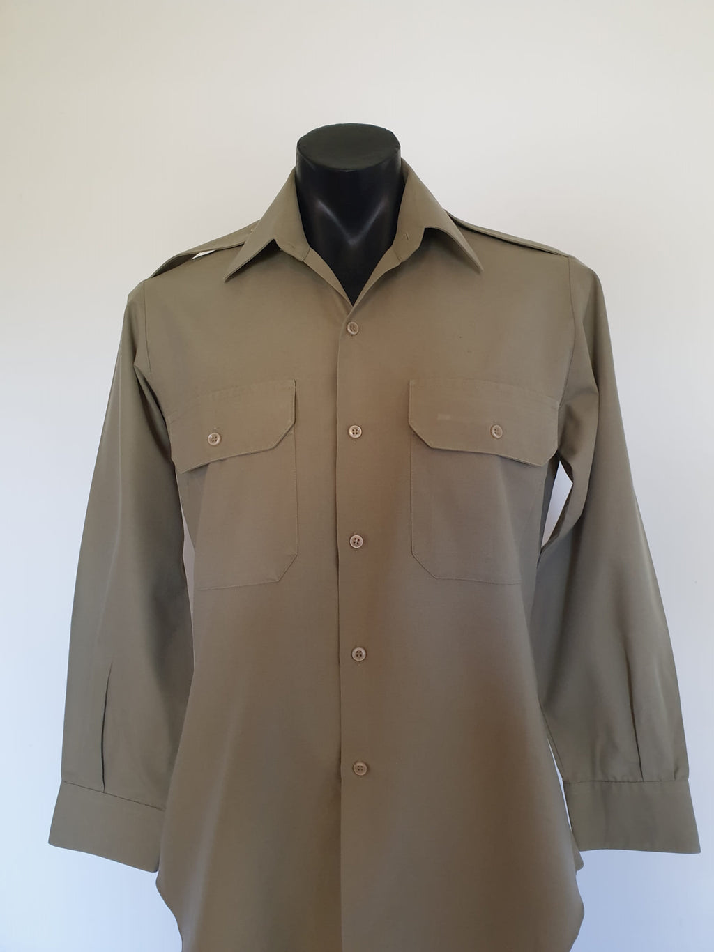 1970s vintage khaki army shirt australian military uniform