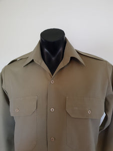 1970s vintage khaki army shirt australian military uniform