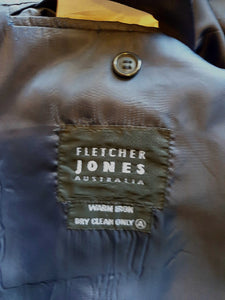 vintage 1980s double-breasted jacket by fletcher jones size 107R