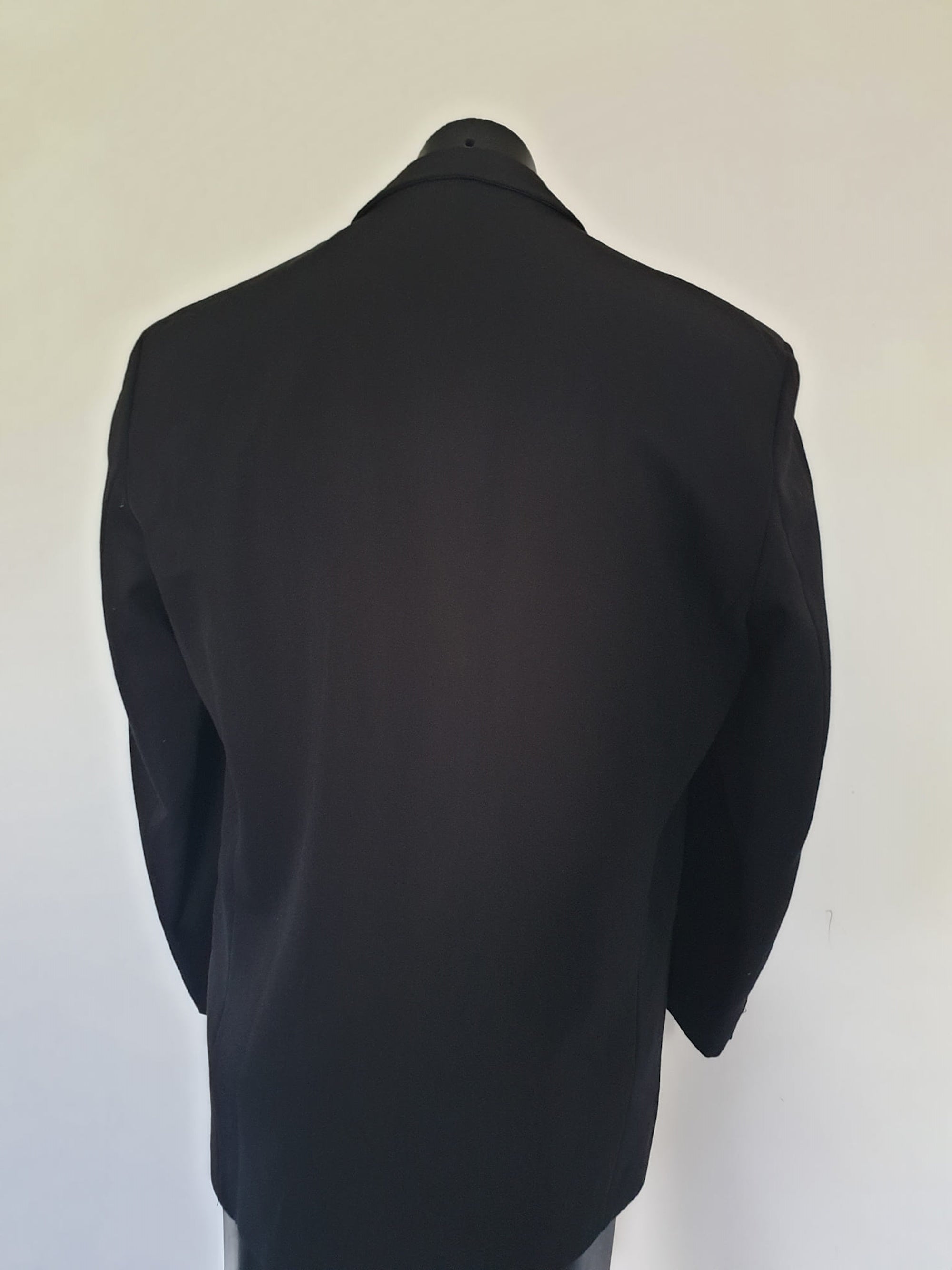 vintage  black high buttoned leisure jacket by Arch size 38