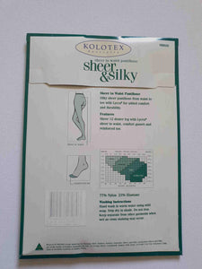 New old stock navy blue pantyhose tights by kolotex - talls