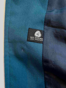 1970s vintage blue belt back jacket wool blend by fletcher jones size 99 short