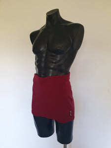 1960s vintage mens swimsuit with skirt front by morley 