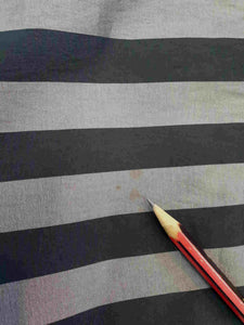 1980s Teena Varigos Grey & Black Striped Longline Jacket - M