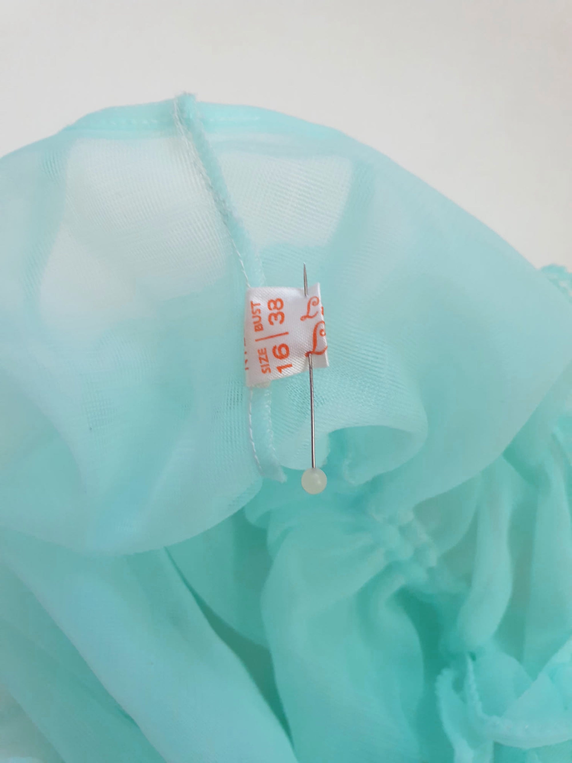 Vintage 1960s Linella Lingerie label
