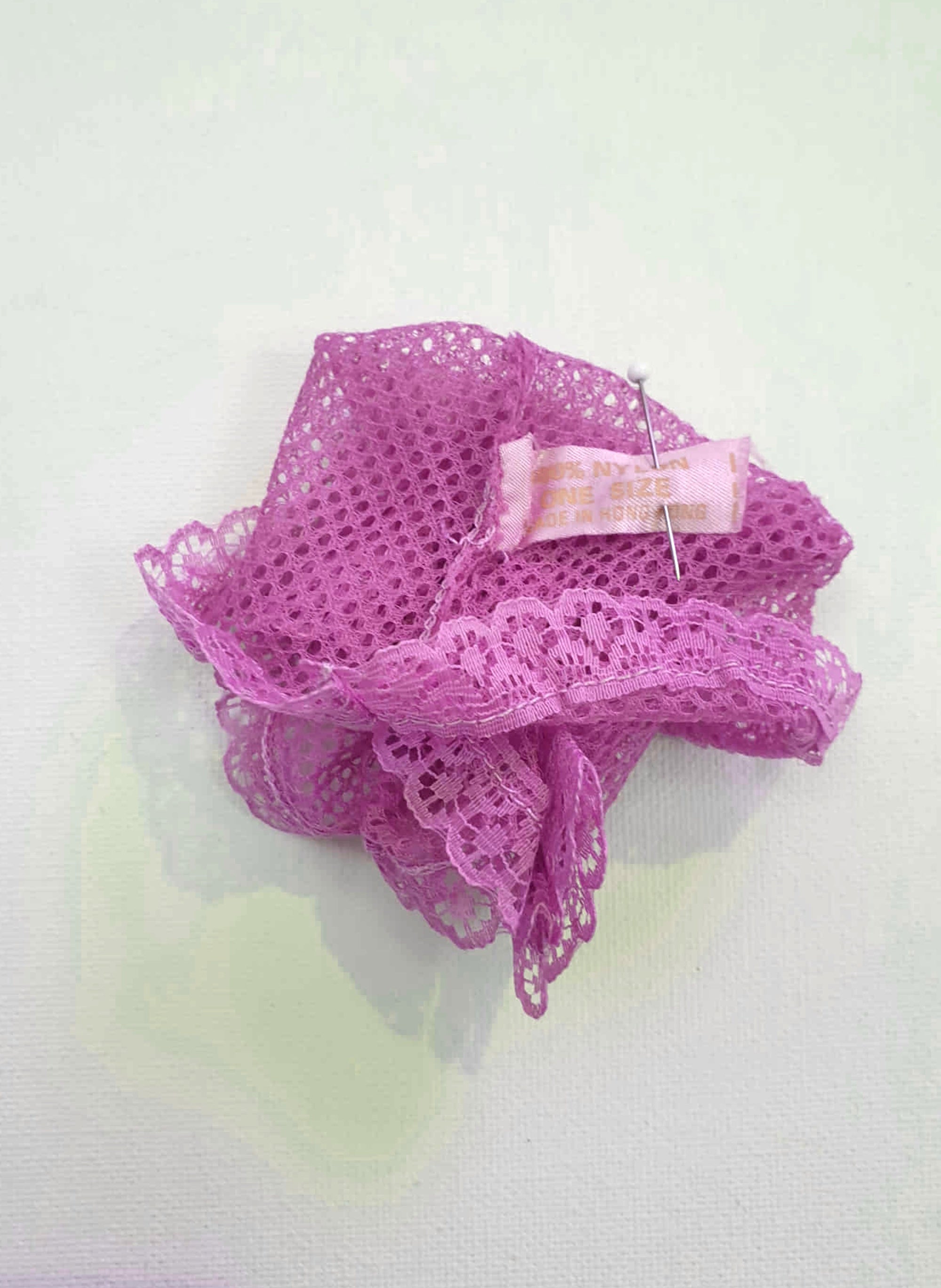 NOS 1980s Purple Fishnet, Mesh, Fingerless Gloves, Mitts