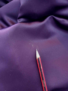 1980s Aubergine, Purple, Formal Dress With Rear Bow & Bling by Aurelie - XS