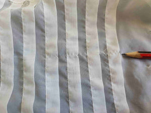 1960s Sheer White Blouse With Front Tucks & Applique  by Park Lane - M