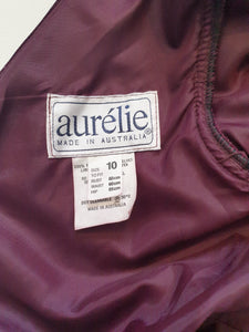 Aurelie dress label 1980s