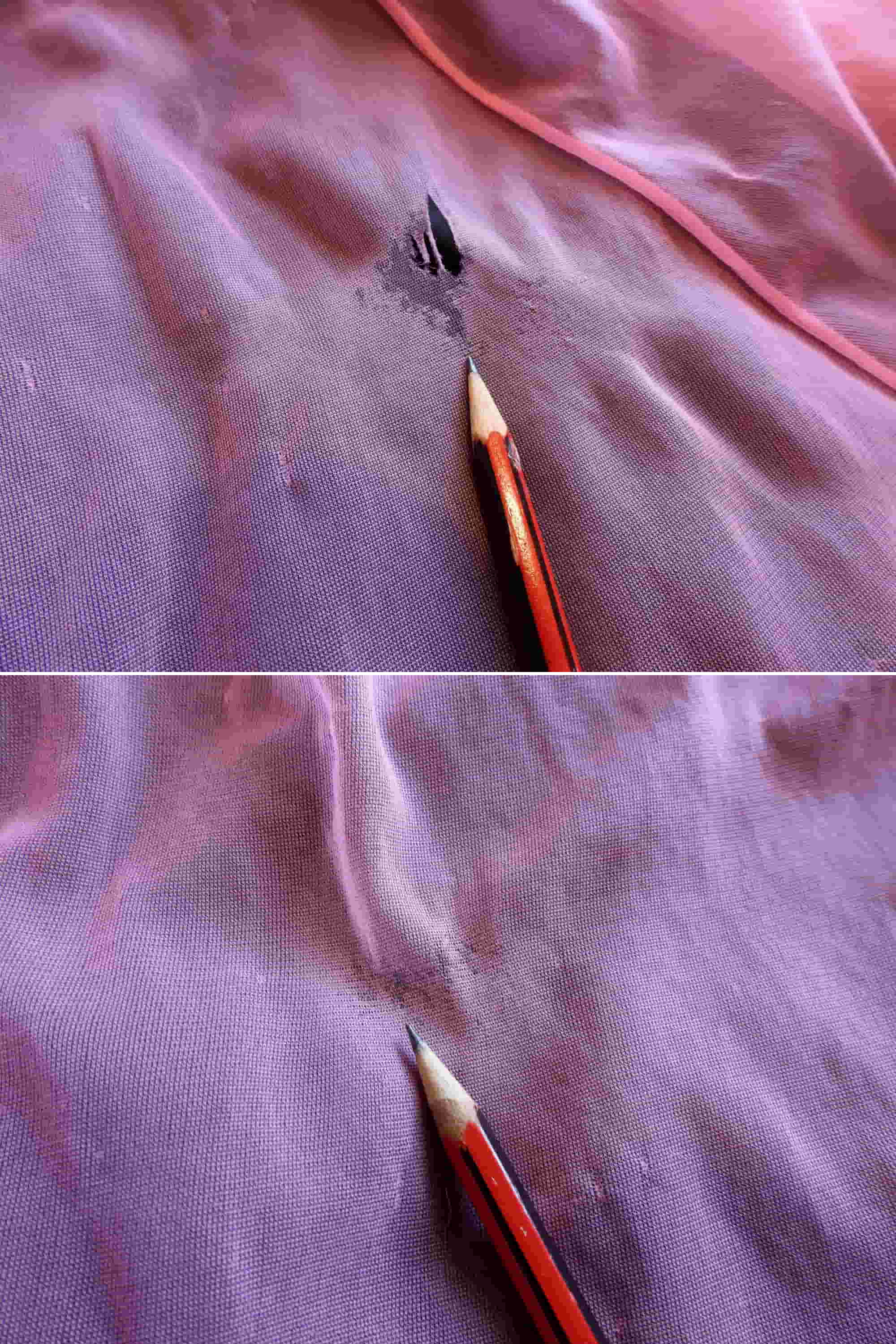 1960s Sheer Hot Pink Negligee With Lace Trim by Berkliff - S