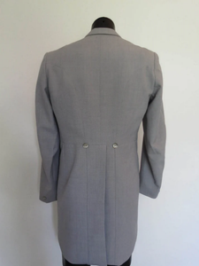 Size 1 - Grey Morning Coat, Tailcoat by Adelaide Tailoring - 1970s