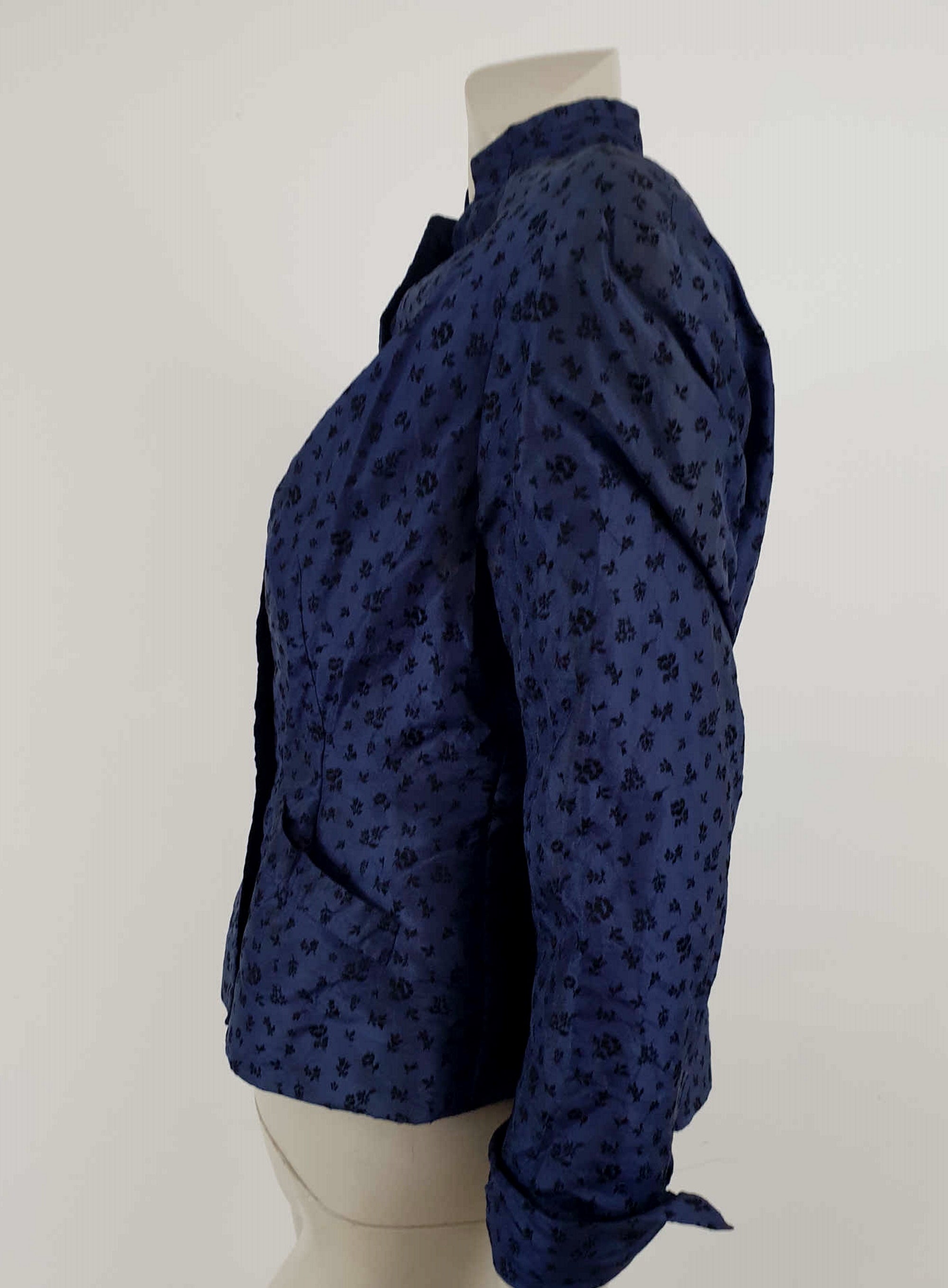 Antique, Edwardian, Blue Silk Jacket Top- Bust 91 cm – Louisa Amelia ...
