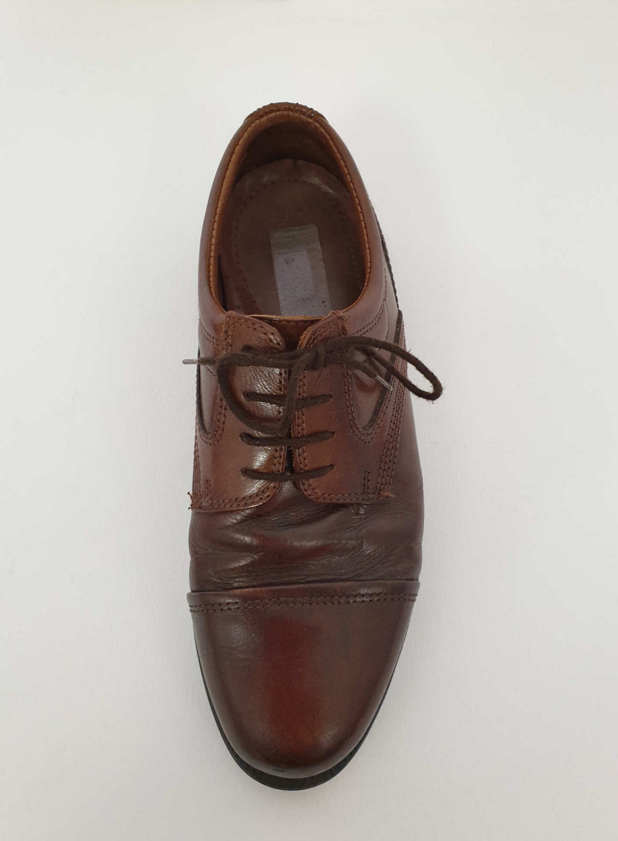 vintage brown leather mens shoes derby lace ups by julius marlow