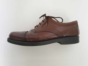 vintage brown leather mens shoes derby lace ups by julius marlow