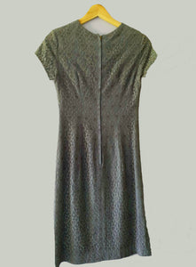 1960s vintage sage green lace dress by bardot melbourne