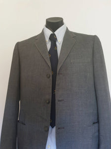 1960s vintage italian grey sports jacket by debonair pellegrini roma