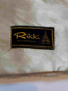 1960s beige fluffy wrap or stole by rikki of melbourne