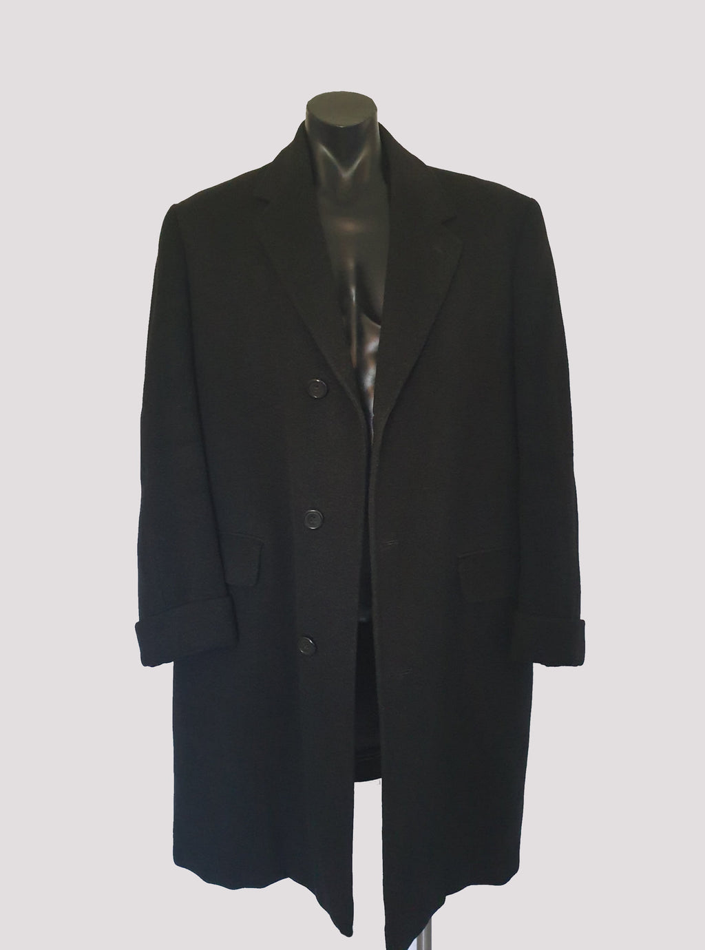 charles bud tingwell estate vintage 1950s wool overcoat by aquascutum large