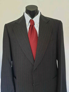 bud tingwell estate 1970s grey pin striped suit