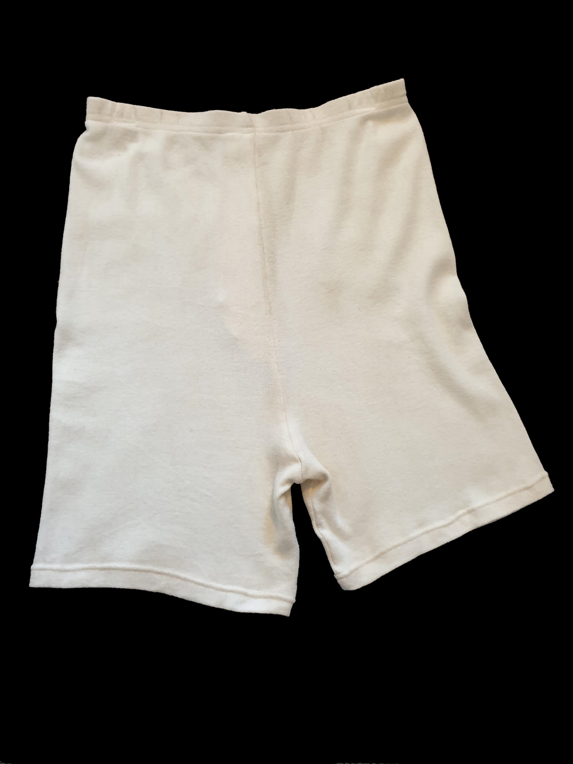 Vintage Style Cream Wool Boxer Shorts - Thermal Underpants - S – Louisa ...