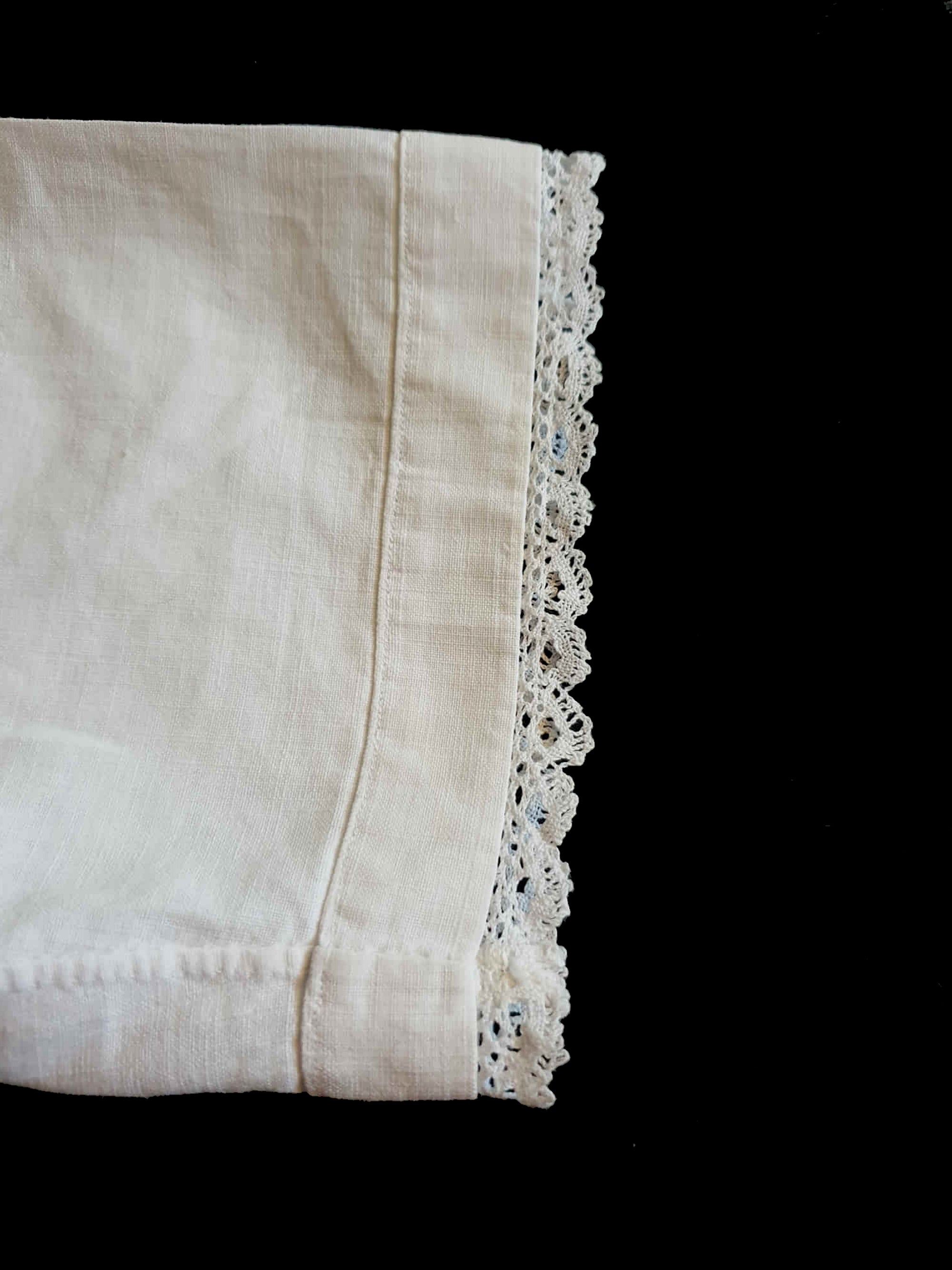 antique 1880s victorian linen blouse corset cover small