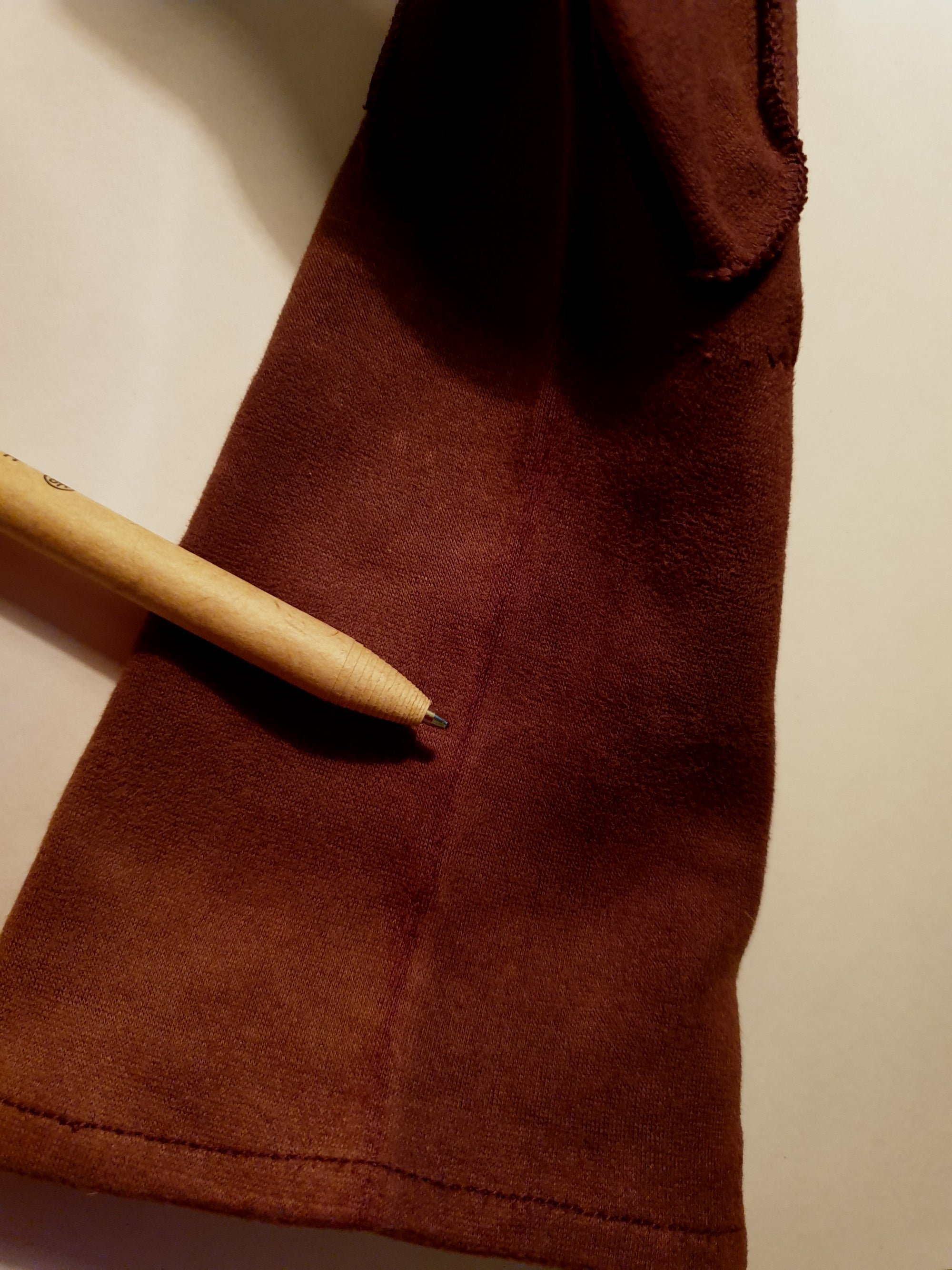 1950s vintage brown cotton gloves Small