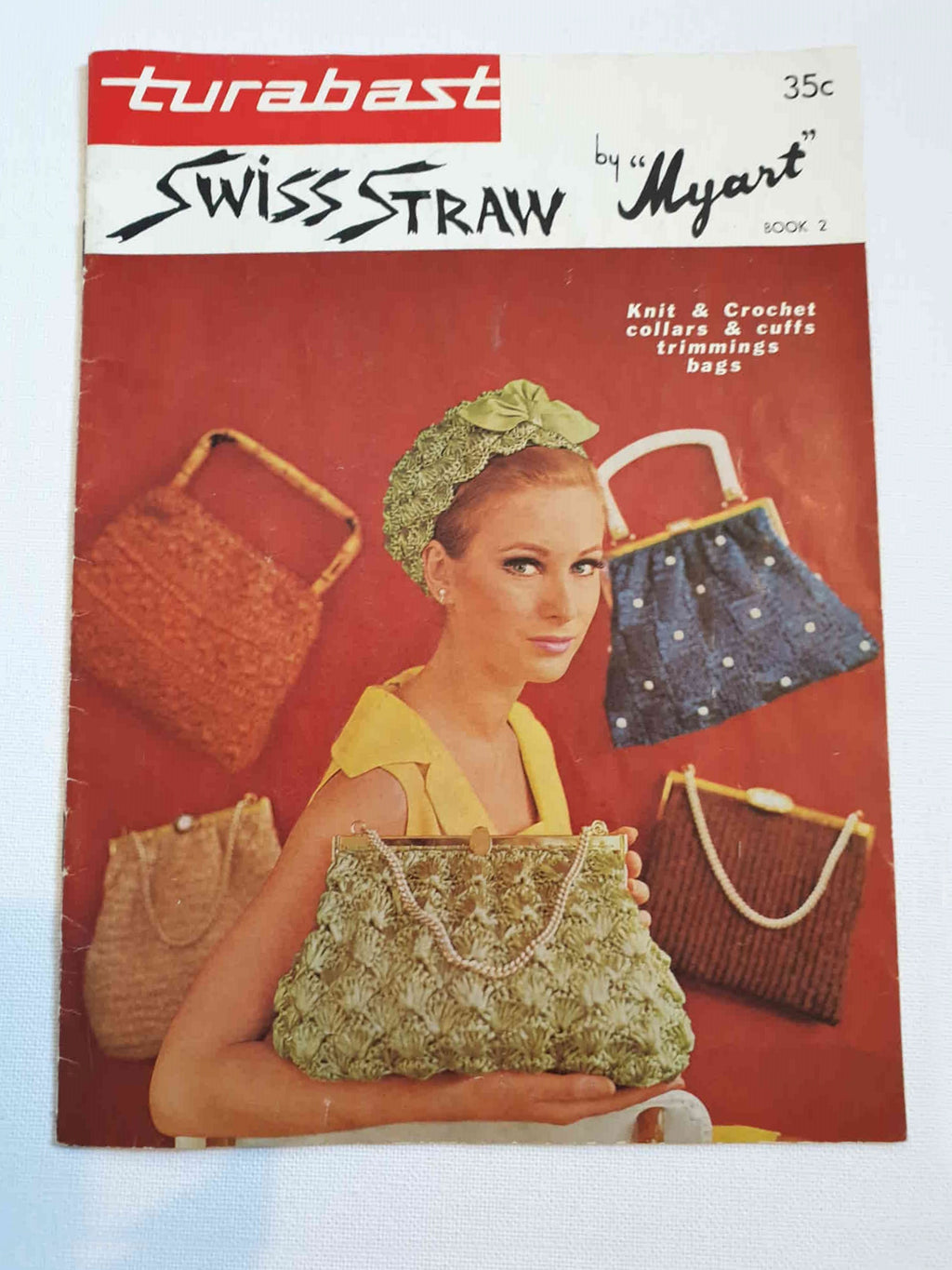 1960s vintage crochet book handbags swiss straw myart book 2