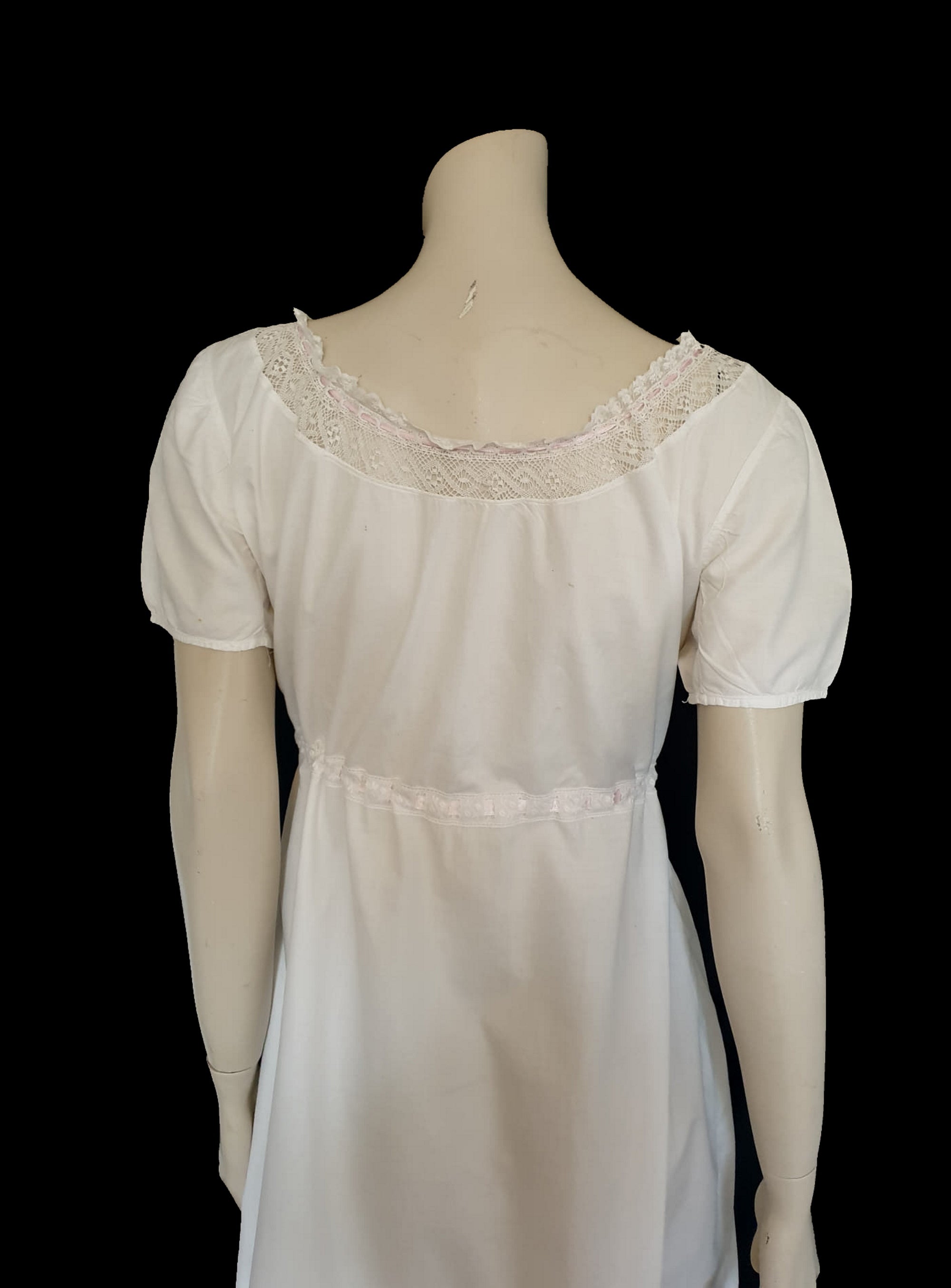Antique, Edwardian White Cotton Petticoat Dress – Louisa Amelia