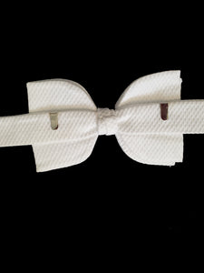 vintage white marcella bow tie white tie formal