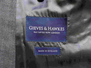 vintage double breasted savile row suit by gieves & Hawkes XL
