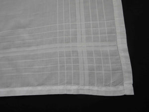1950s 1960s vintage mens white cotton handkerchiefs by nile