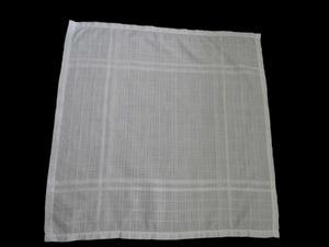 1950s 1960s vintage mens white cotton handkerchiefs by nile