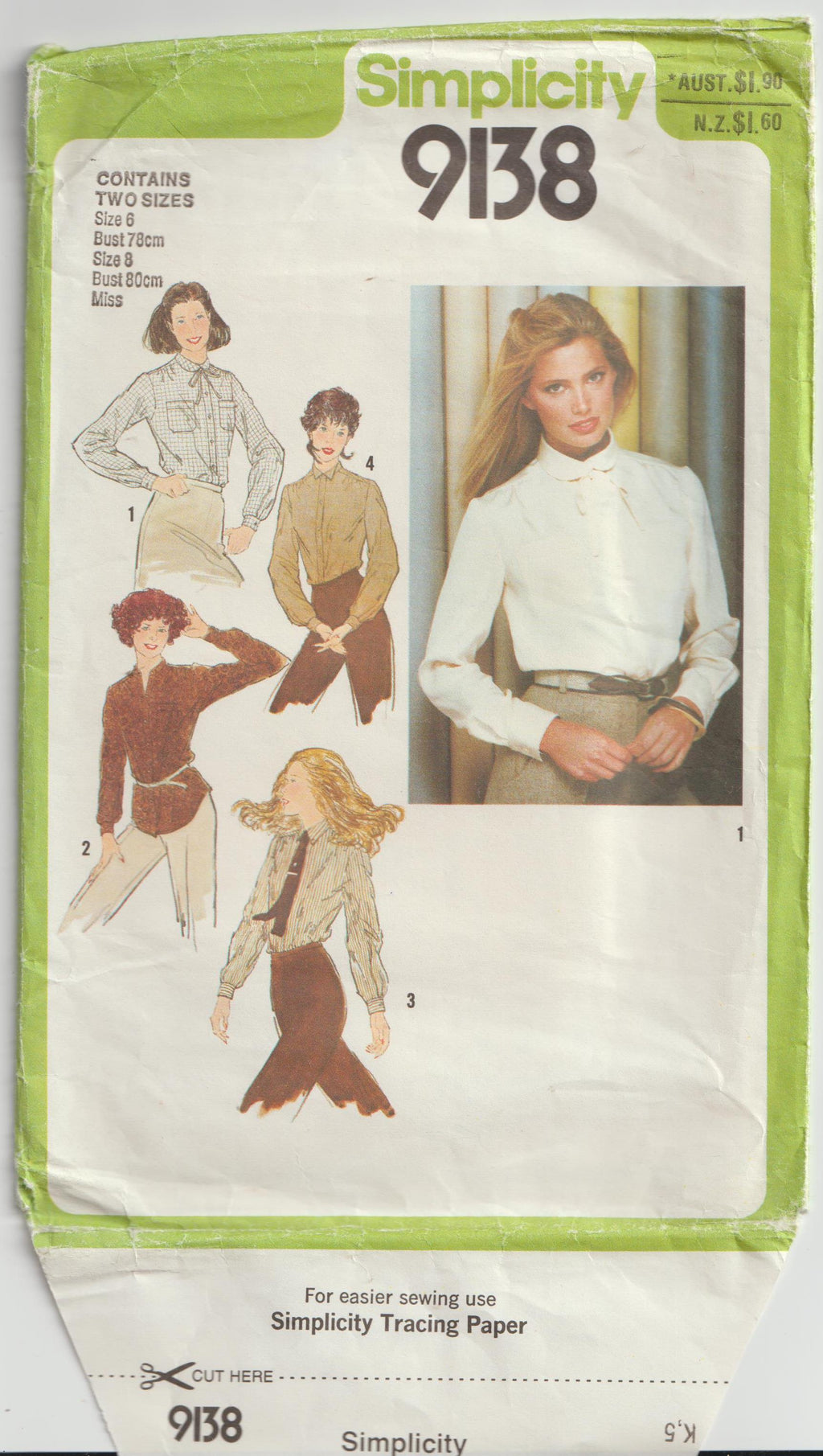 1970s 1980s blouse with collar variations peter pan tie neck xs