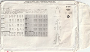 Waist 61-67 cm - Set of Skirts - Vintage Pattern - Vogue 8480 - 1980s